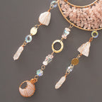 🌙🌸Olivenorma Natural Gemstone Moon Pendant For Meditation Spiritual Growth And Emotional Balance Crystal Wind Chime