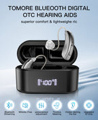 Coniler Bluetooth Hearing Aids with Smart App Self-Fitting, Personalized Hearing, Noise Reduction, Tinnitus Masking & Multiple Sound Modes