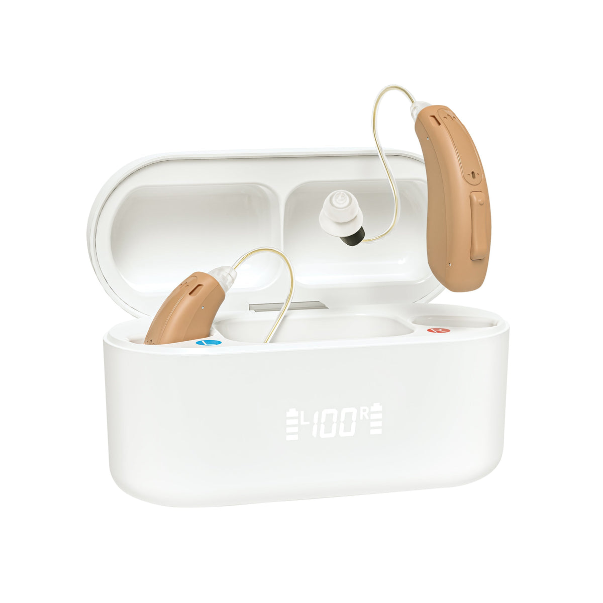 Coniler Bluetooth Hearing Aids with Smart App Self-Fitting, Personalized Hearing, Noise Reduction, Tinnitus Masking & Multiple Sound Modes