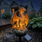 🐉✨Dragon Legacy Golden Ember Edition Solar Garden Light🔥