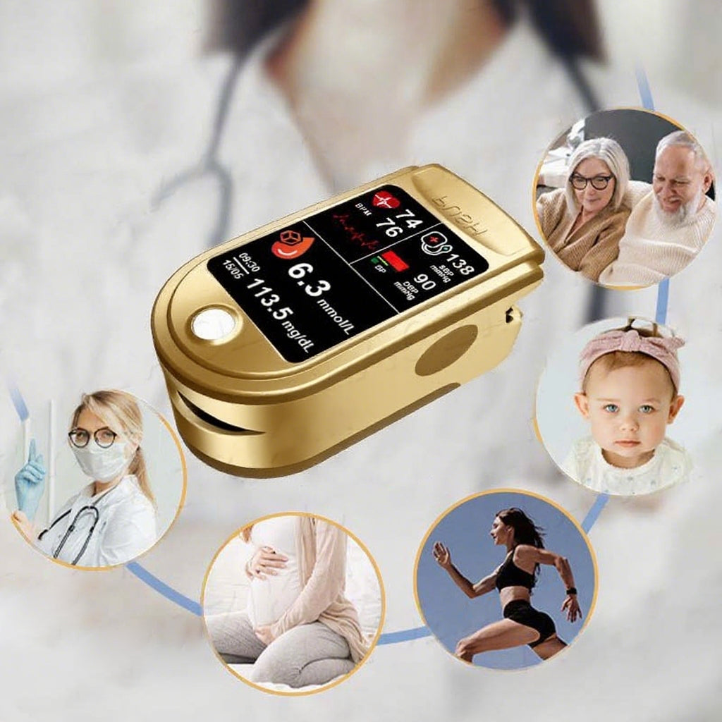 🩸 Subsidized Product | Cheeroll® Professional-Grade 12-in-1 Blood Glucose & Vital Signs Monitor — Painless, fast, and accurate; FDA-certified (Made in California, USA)
