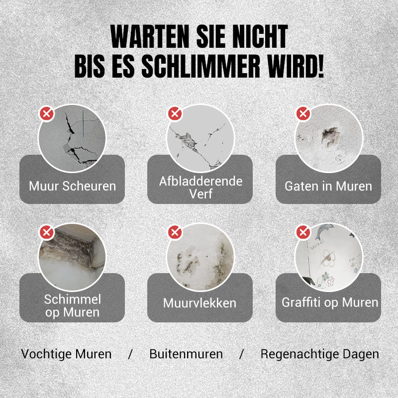 🛡Waterdichte en Schimmelbestendige Muurreparatiepasta🌿🔥