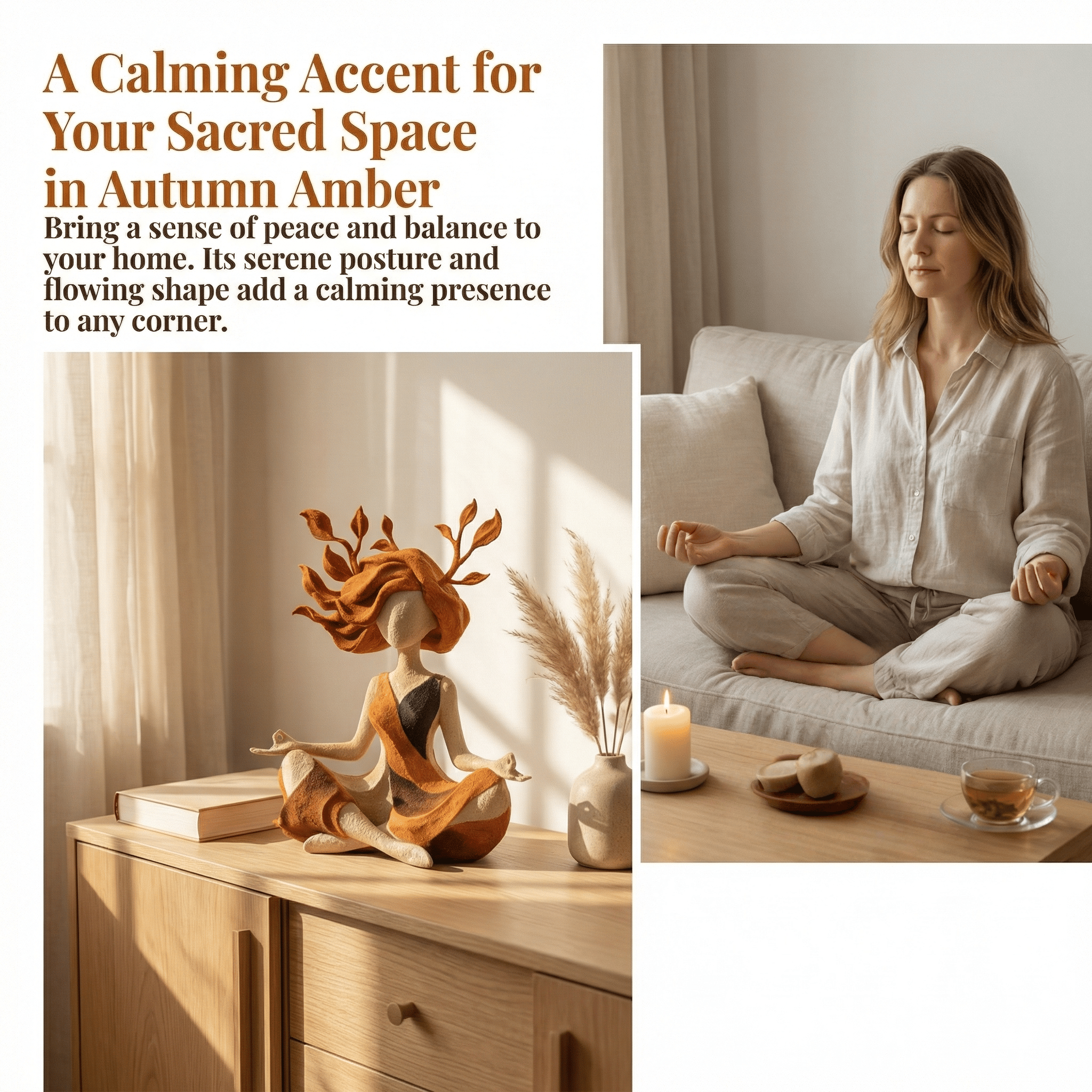 Serenity Growth | Inner Harmony Sculptural Figurine🔥