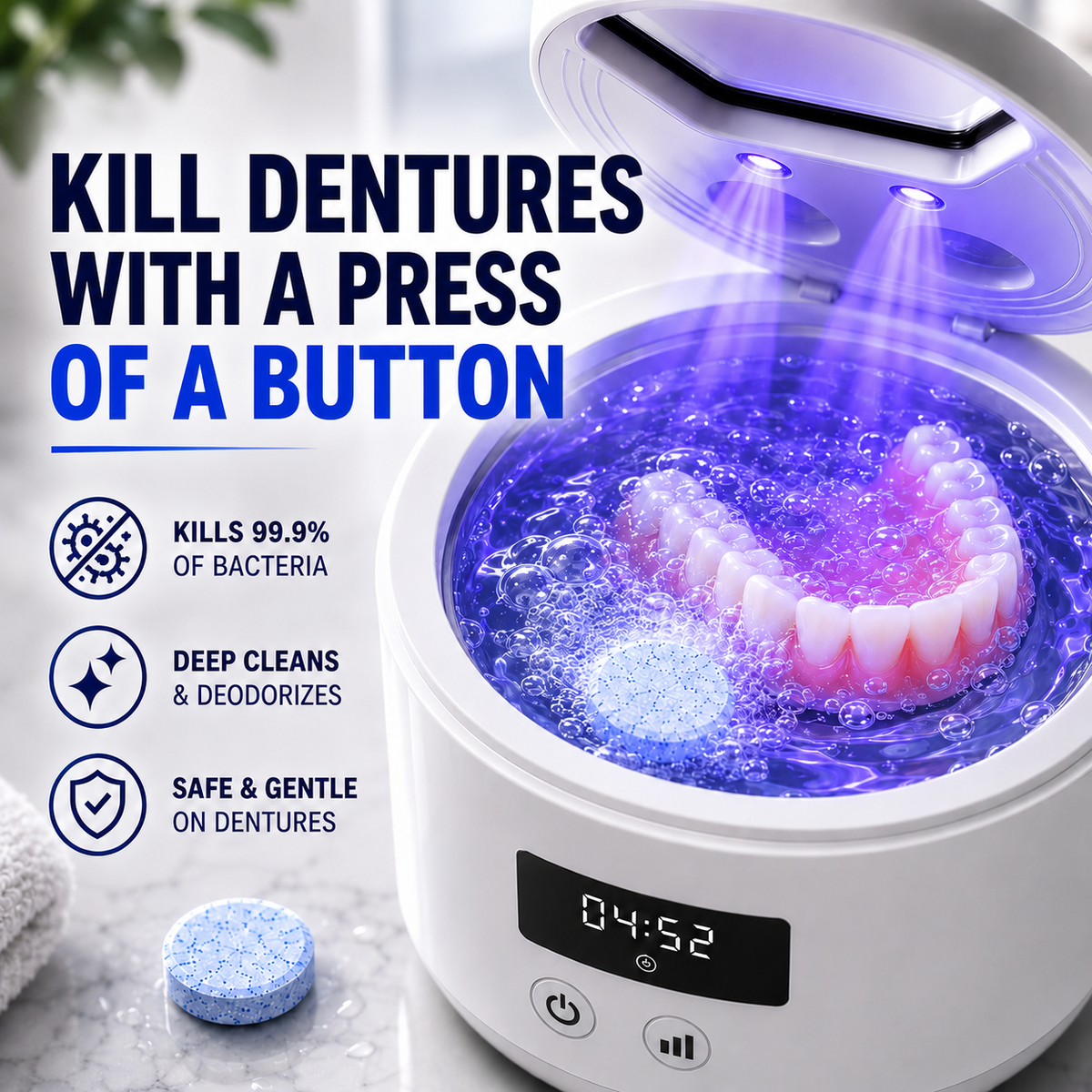 ⏰ HazyGalaxy™ Custom-Fit Dentures ENDS TODAY 70% OFF | Smile with Confidence