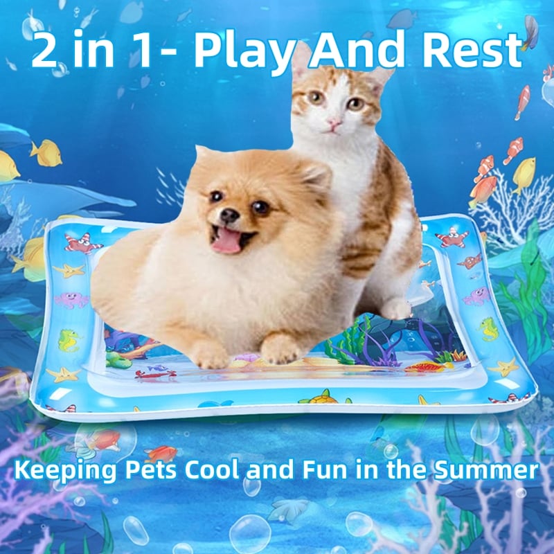 🔥Summer Hot Sale-50% Off😻Baby Pet Water Sensory Mat💋