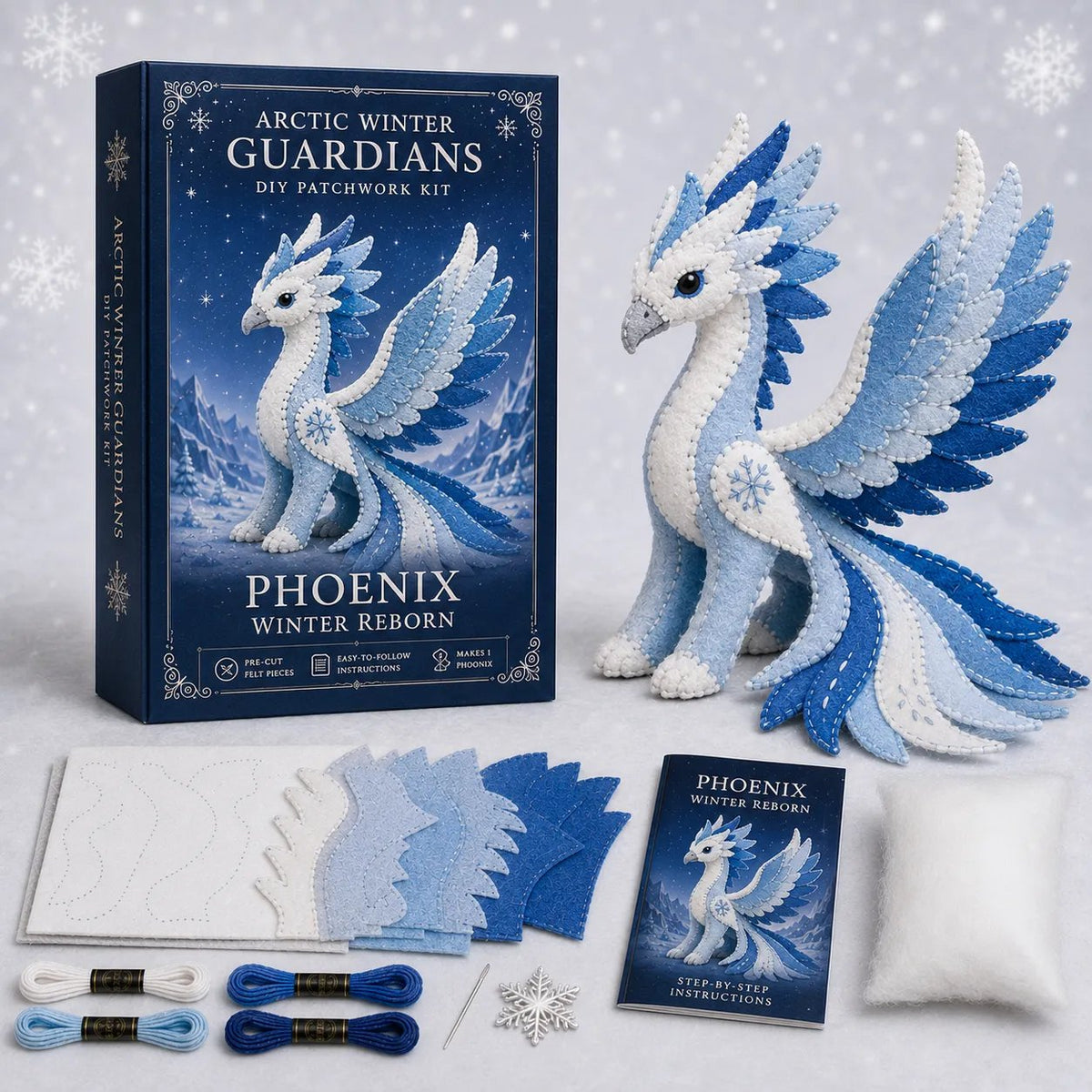 🔥LAST DAY 50% OFF - ❄️Arctic Winter Guardians DIY Patchwork Kit✨🏆