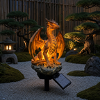 🐉✨Dragon Legacy Golden Ember Edition Solar Garden Light🔥