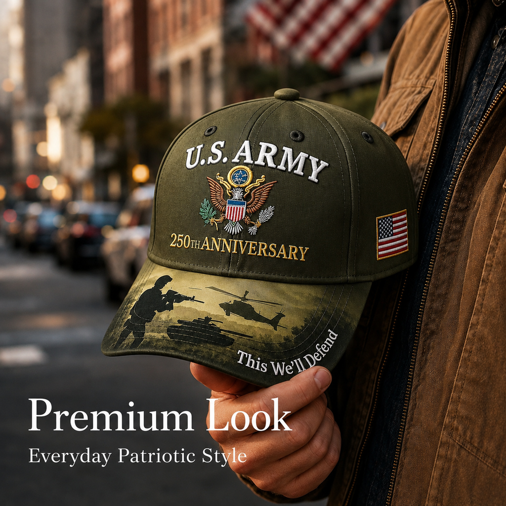 ⚡Father’s Day Sale - ❤️ U.S. Army 250th Anniversary Commemorative Embroidered Cap 🇺🇸