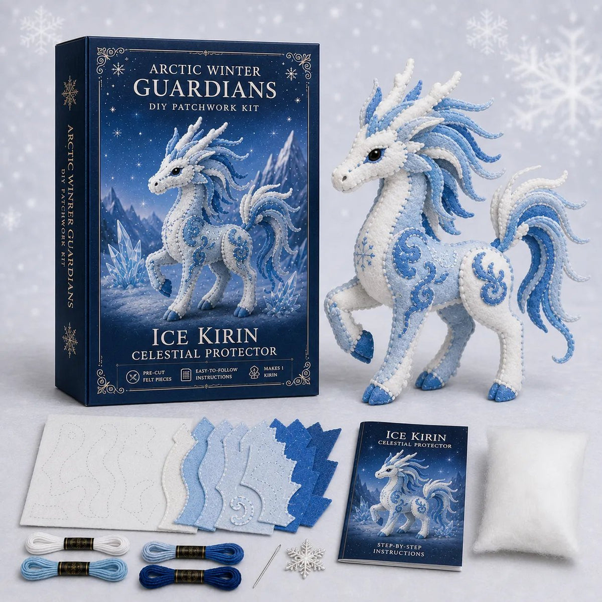 🔥LAST DAY 50% OFF - ❄️Arctic Winter Guardians DIY Patchwork Kit✨🏆