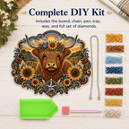 Highland Cow Diamond Art Hanging Ornament Kit🔥