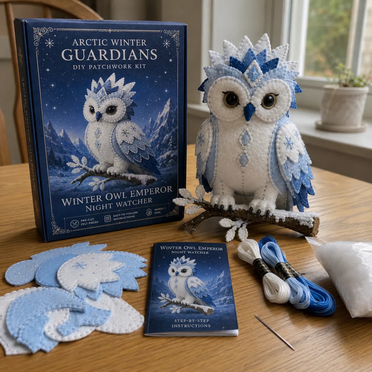 🔥LAST DAY 50% OFF - ❄️Arctic Winter Guardians DIY Patchwork Kit✨🏆