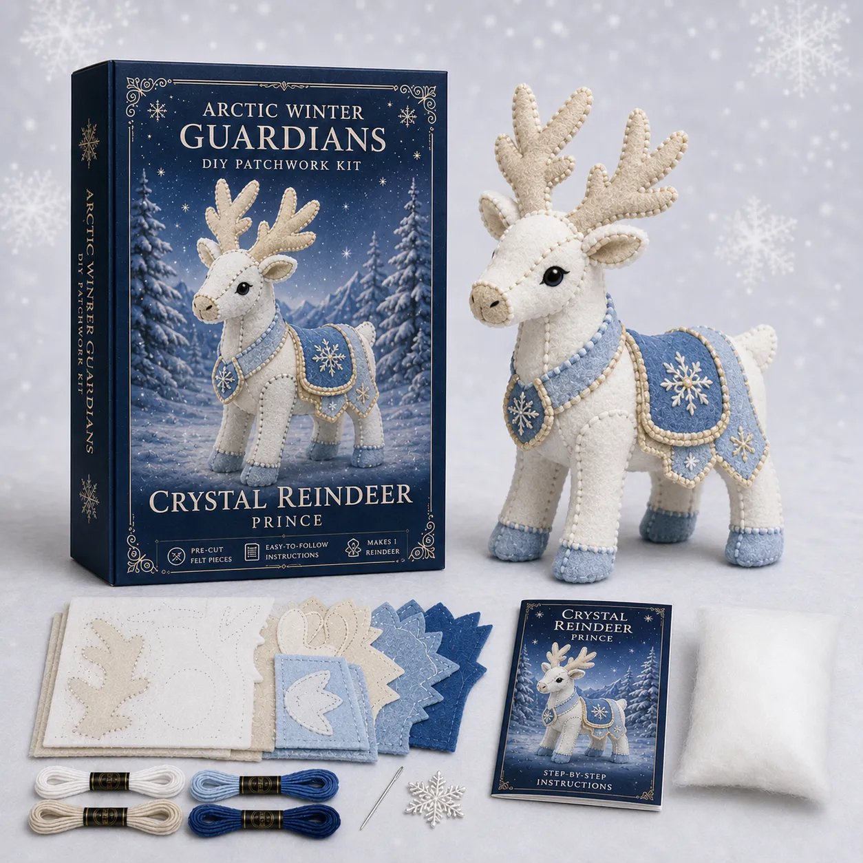 🔥LAST DAY 50% OFF - ❄️Arctic Winter Guardians DIY Patchwork Kit✨🏆