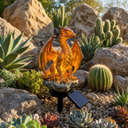 🐉✨Dragon Legacy Golden Ember Edition Solar Garden Light🔥