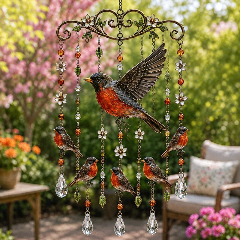 🐦🎐Last Day 49% OFF - 🐦🎐Graceful Hummingbird Wind Chime🏆