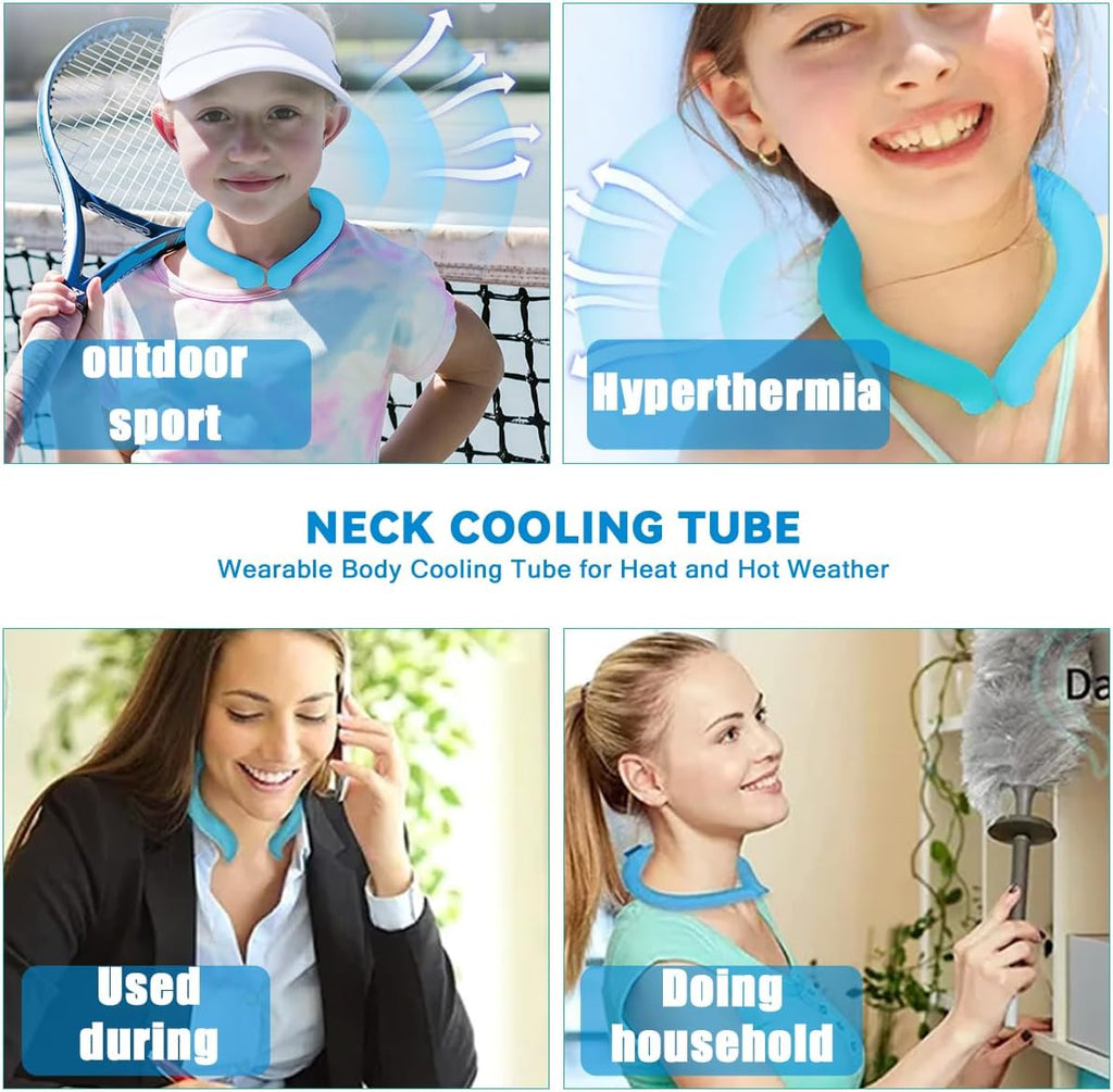 🔥LAST DAY 50% OFF - 🧊Reusable Cooling Neck Ring – Long-Lasting Sweat-Free Relief❄️🏆