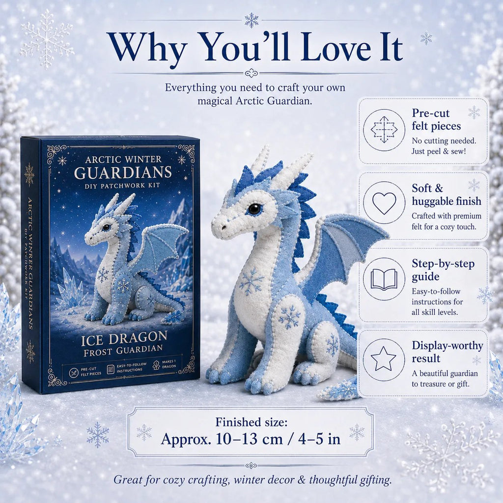 🔥LAST DAY 50% OFF - ❄️Arctic Winter Guardians DIY Patchwork Kit✨🏆