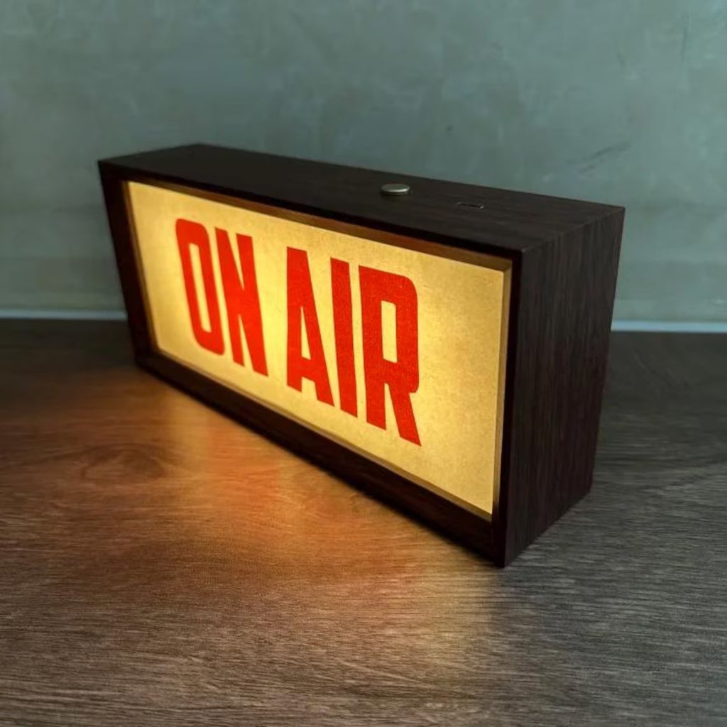 ON AIR Sign Lamp, Podcast Box Sign💋