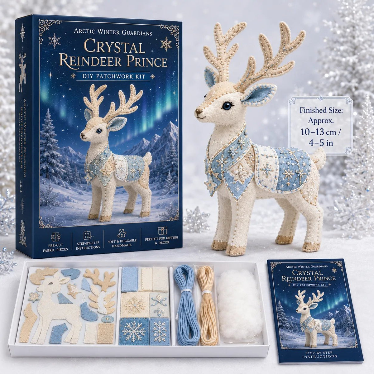 🔥LAST DAY 50% OFF - ❄️Arctic Winter Guardians DIY Patchwork Kit✨🏆