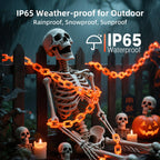 💥ON SALE💥Halloween Chain-Link String Lights, Waterproof✨🕯️🔥