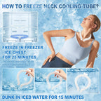 🔥LAST DAY 50% OFF - 🧊Reusable Cooling Neck Ring – Long-Lasting Sweat-Free Relief❄️🏆