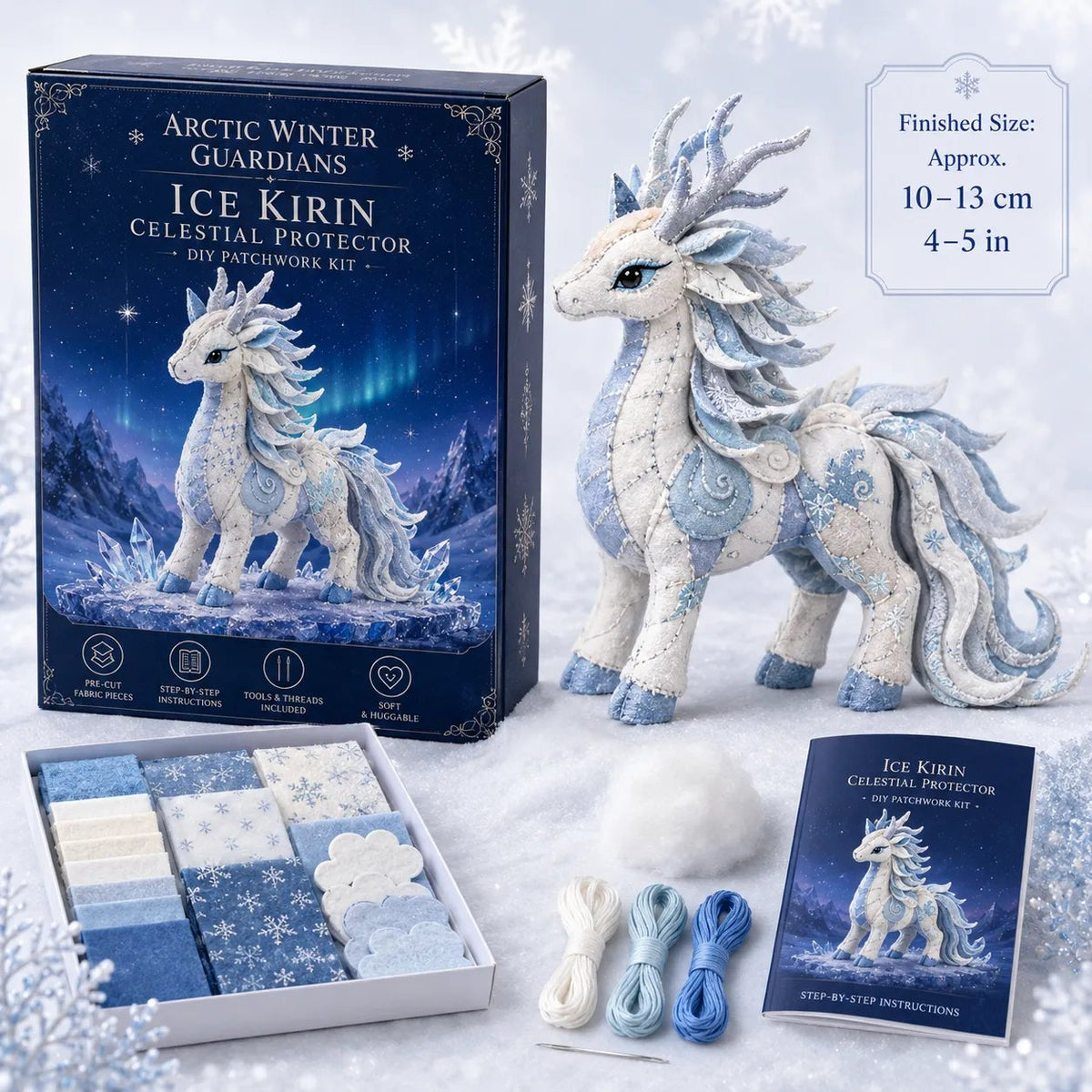 🔥LAST DAY 50% OFF - ❄️Arctic Winter Guardians DIY Patchwork Kit✨🏆