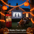 💥ON SALE💥Halloween Chain-Link String Lights, Waterproof✨🕯️🔥