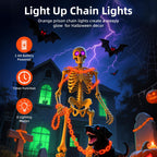 💥ON SALE💥Halloween Chain-Link String Lights, Waterproof✨🕯️🔥