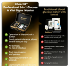 🩸 Subsidized Product | Cheeroll® Professional-Grade 12-in-1 Blood Glucose & Vital Signs Monitor — Painless, fast, and accurate; FDA-certified (Made in California, USA)