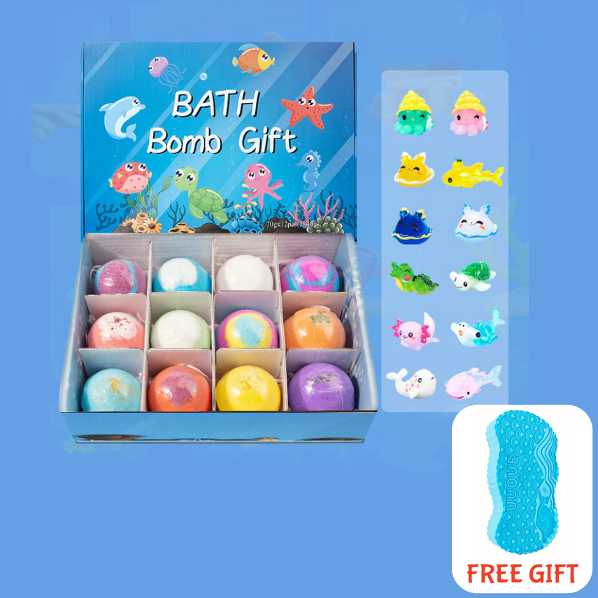 12-Piece Bath Bomb Gift Set for Kids🏆