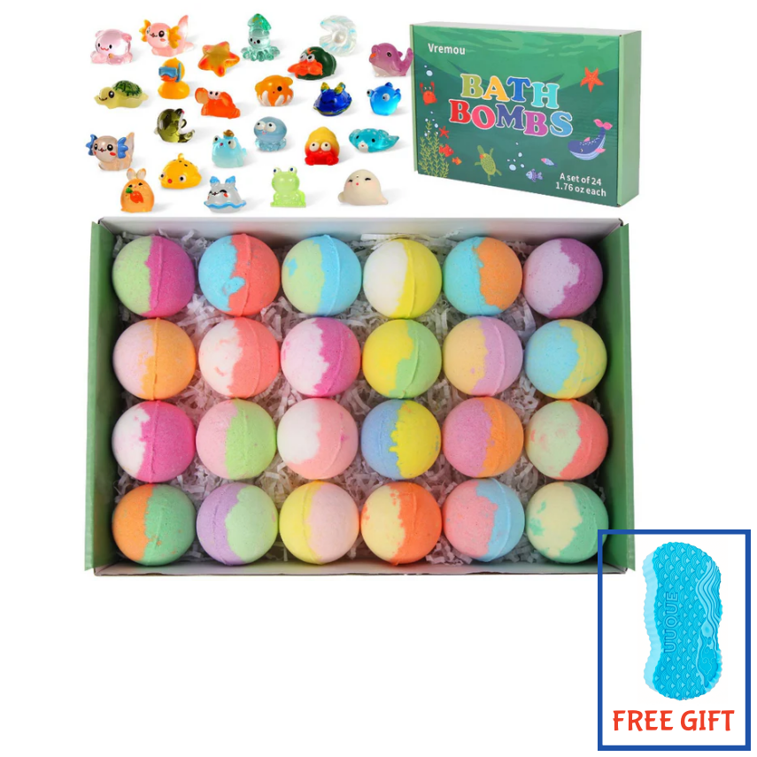 12-Piece Bath Bomb Gift Set for Kids🏆
