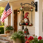 🔥Limited time 50% OFF – Rustic Garden Gnome Bell Outdoor Decor 🐞🌼🔥