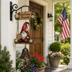 🔥Limited time 50% OFF – Rustic Garden Gnome Bell Outdoor Decor 🐞🌼🔥