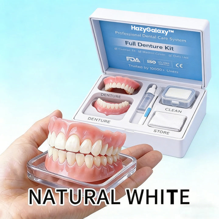 ⏰ HazyGalaxy™ Custom-Fit Dentures ENDS TODAY 70% OFF | Smile with Confidence