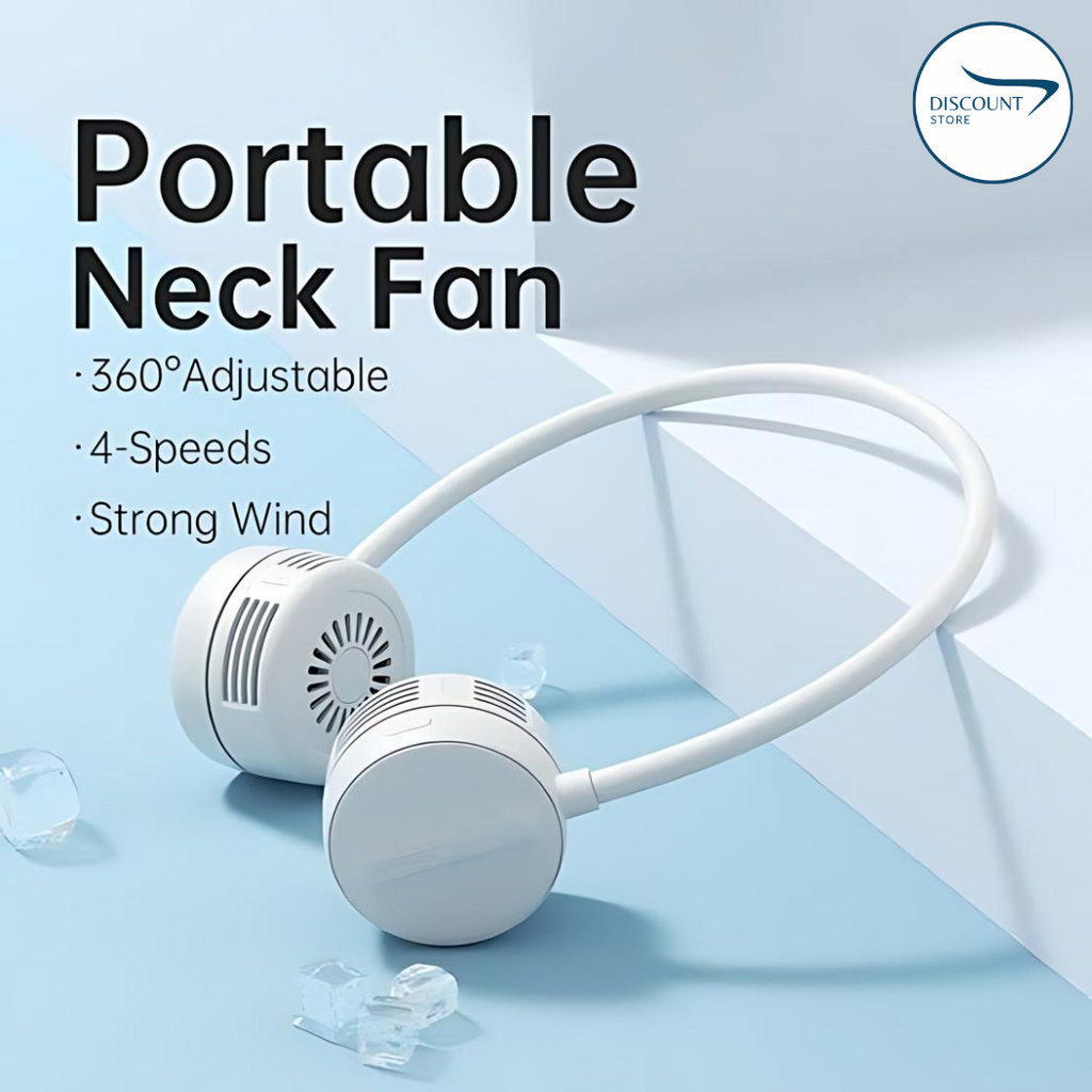 Portable Bladeless Hanging Neck Fan - (IMPORTED)🔥
