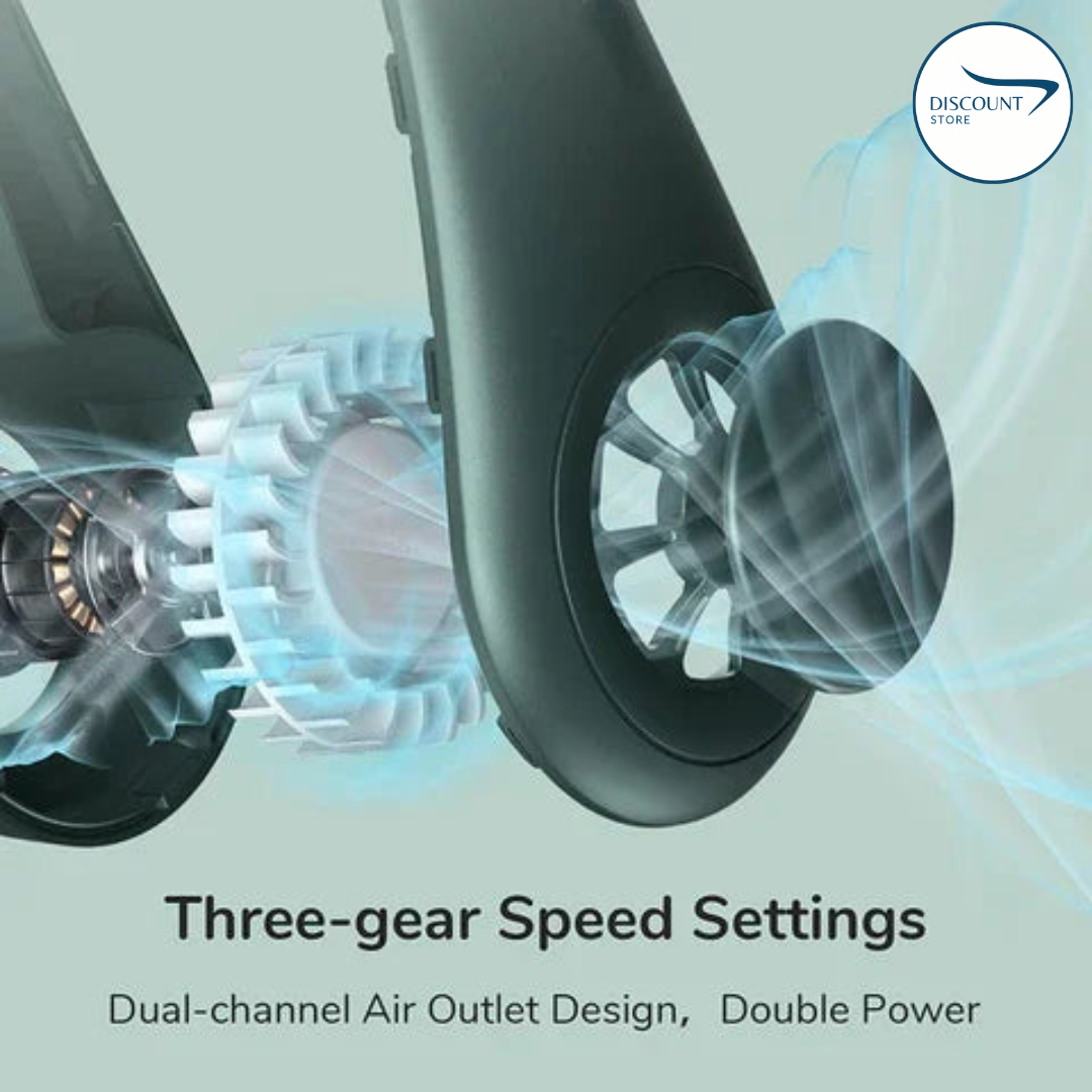 Portable Bladeless Hanging Neck Fan - (IMPORTED)🔥