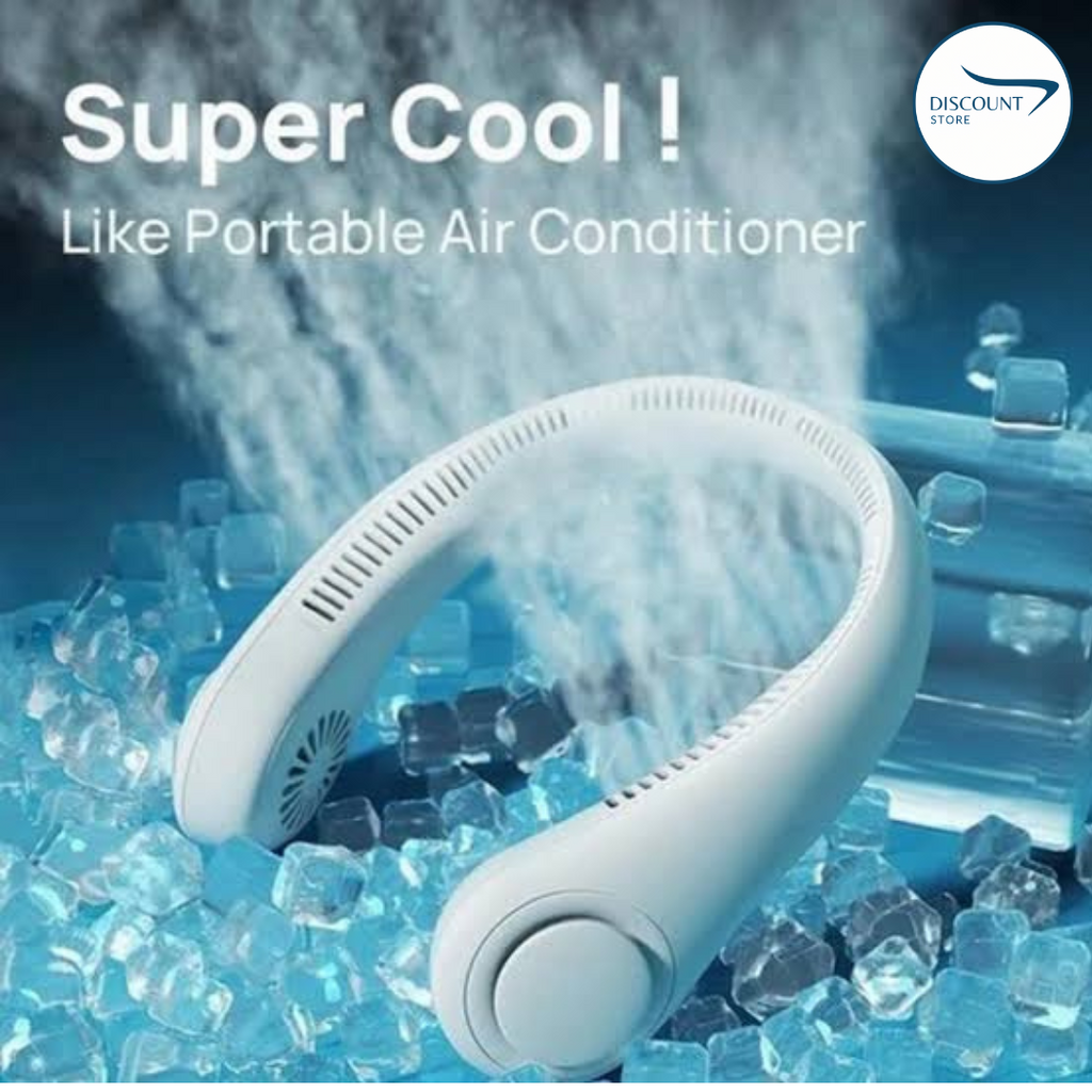 Portable Bladeless Hanging Neck Fan - (IMPORTED)🔥