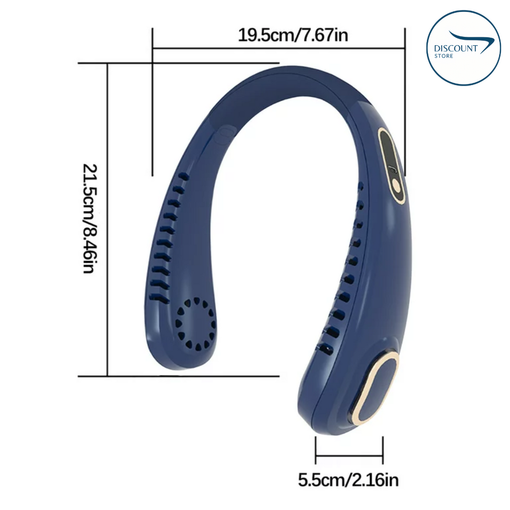 Portable Bladeless Hanging Neck Fan - (IMPORTED)🔥