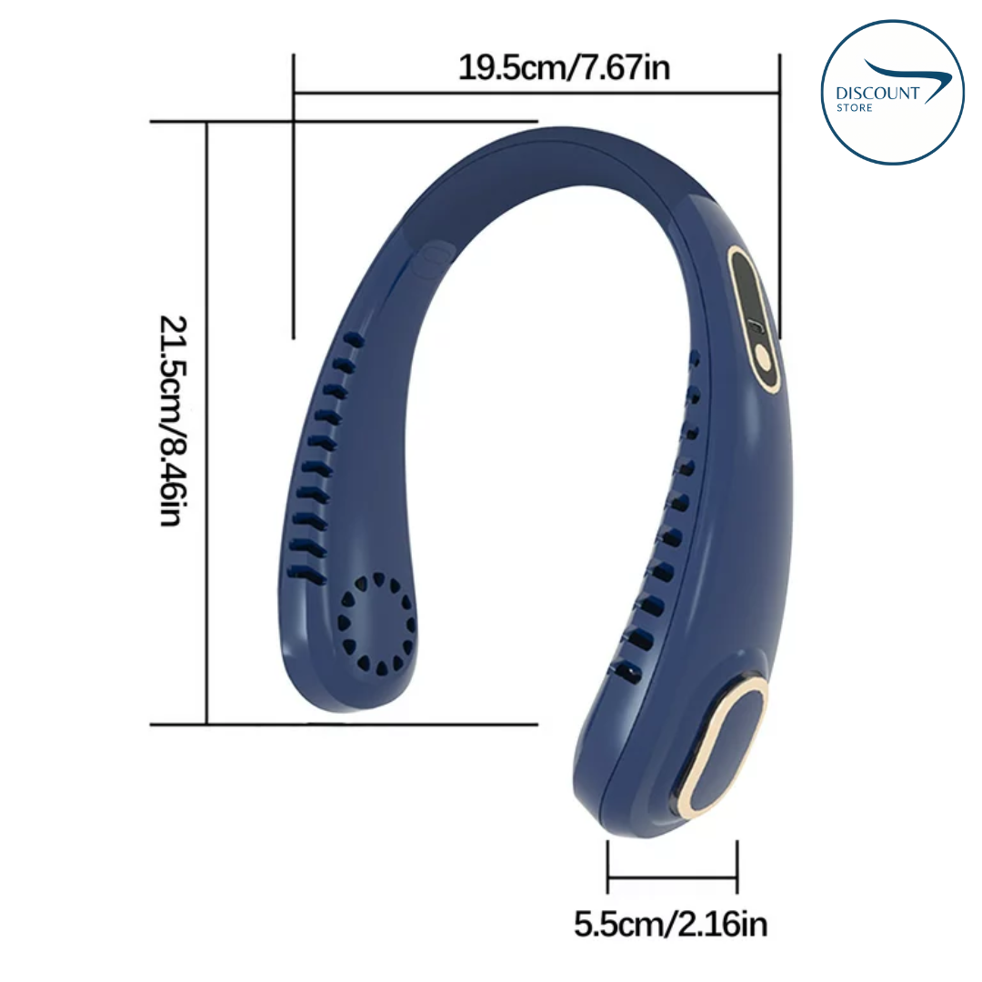Portable Bladeless Hanging Neck Fan - (IMPORTED)🔥