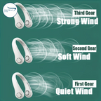 Portable Bladeless Hanging Neck Fan - (IMPORTED)🔥