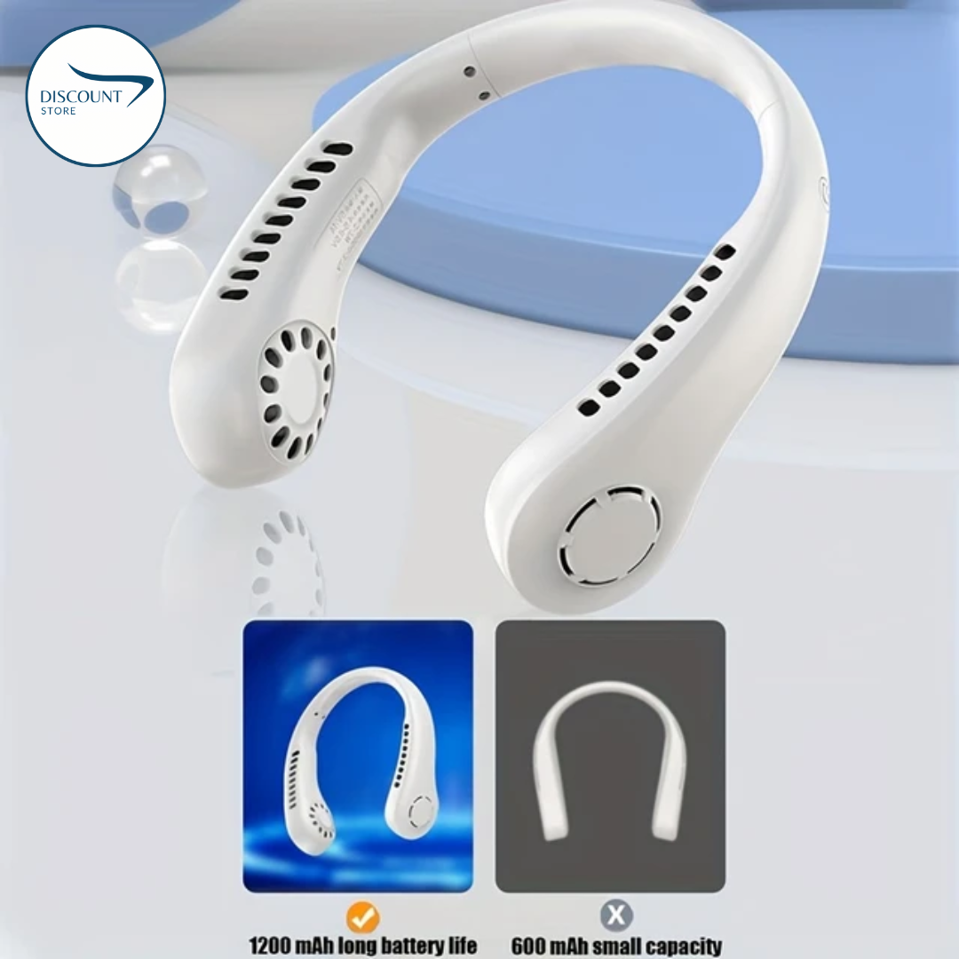 Portable Bladeless Hanging Neck Fan - (IMPORTED)🔥