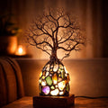 ✨ Bring Positive Energy & Peace Into Your Home With This Stunning Crystal Tree Lamp🔥
