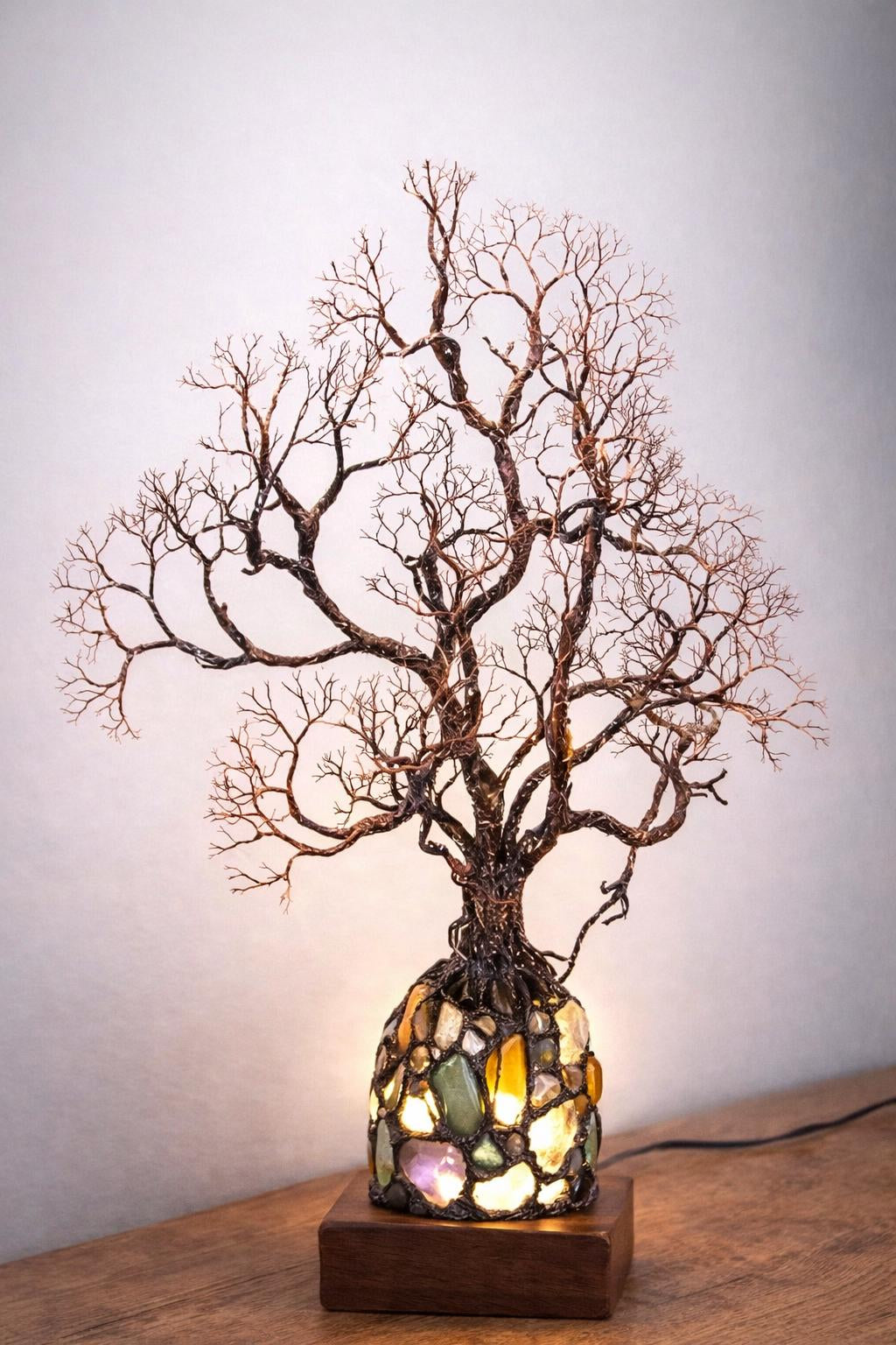 ✨ Bring Positive Energy & Peace Into Your Home With This Stunning Crystal Tree Lamp🔥