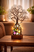 ✨ Bring Positive Energy & Peace Into Your Home With This Stunning Crystal Tree Lamp🔥