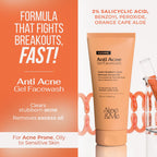 Anti-Acne Gel Face Wash with Salicylic Acid & Niacinamide for Pimples