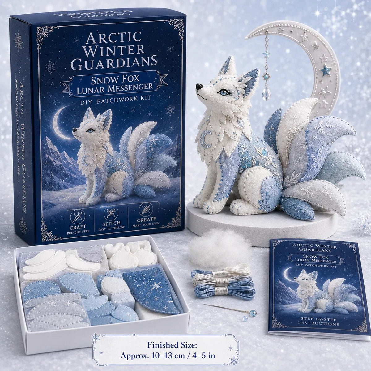 🔥LAST DAY 50% OFF - ❄️Arctic Winter Guardians DIY Patchwork Kit✨🏆