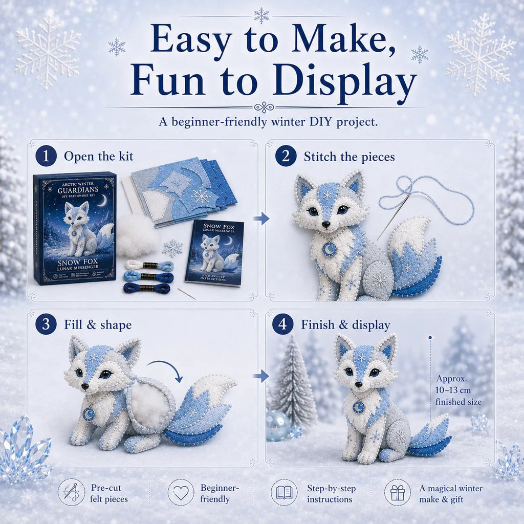 🔥LAST DAY 50% OFF - ❄️Arctic Winter Guardians DIY Patchwork Kit✨🏆