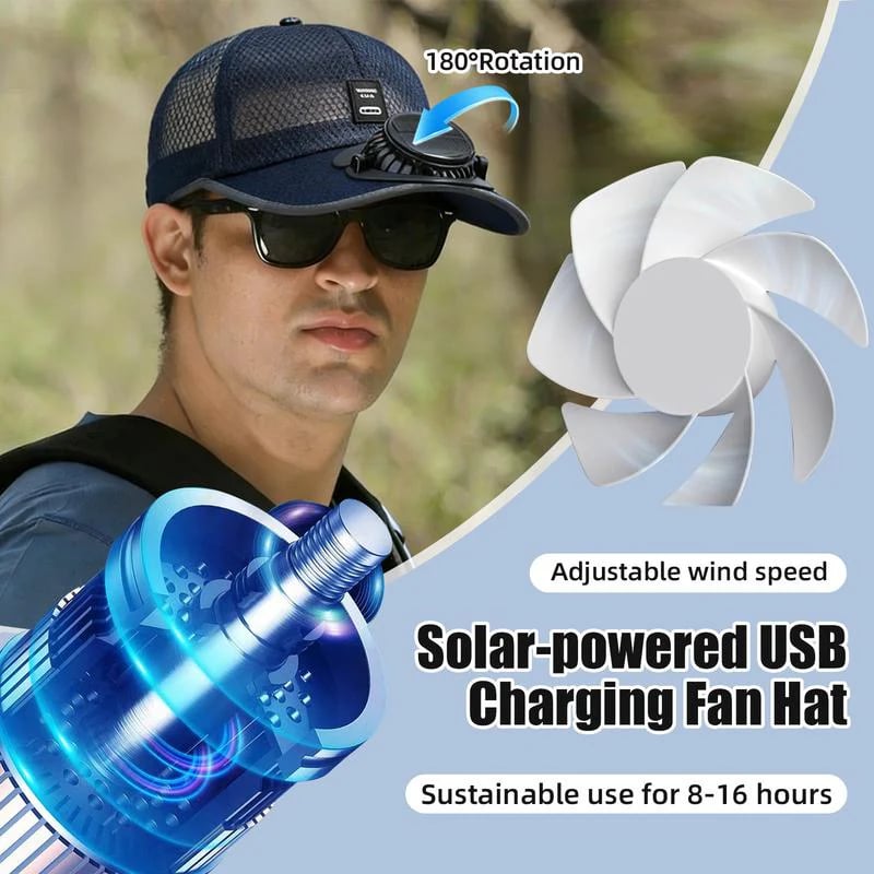 🔥Summer Special Offer-🧢Stay Cool Under the Sun — Without Holding a Fan