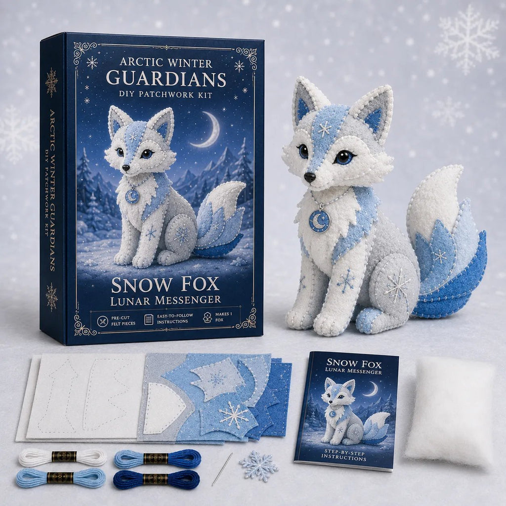 🔥LAST DAY 50% OFF - ❄️Arctic Winter Guardians DIY Patchwork Kit✨🏆
