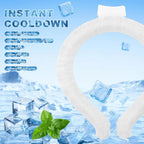 🔥LAST DAY 50% OFF - 🧊Reusable Cooling Neck Ring – Long-Lasting Sweat-Free Relief❄️🏆