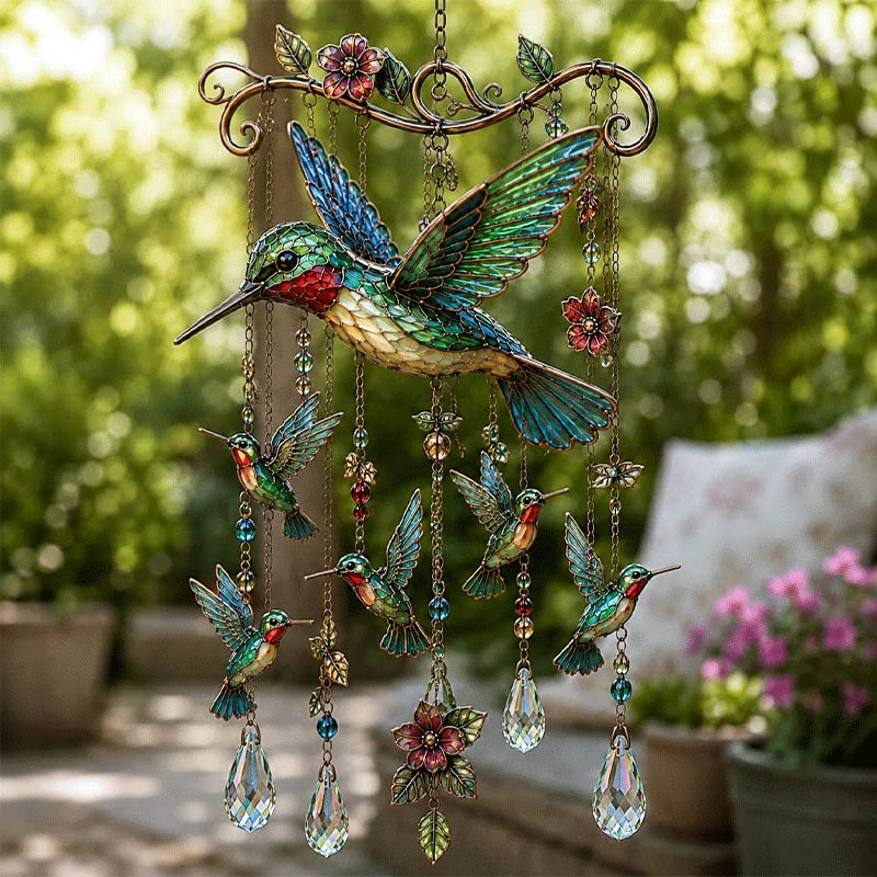 🐦🎐Last Day 49% OFF - 🐦🎐Graceful Hummingbird Wind Chime🏆
